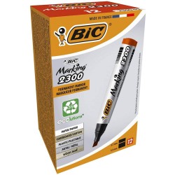 Set 12 Markere Permanente BIC 2300, Rosii, Marker BIC, Marker BIC Permanent, Marker Permanent, BIC Permanent, Markere BIC, Markere Permanente, Markere BIC Permanente, Marker de Scris, Accesorii de Scris, Instrumente de Scris