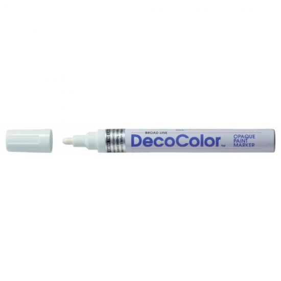 Marker Vopsea Marvy 300, Alb, Varf 2-5 mm, Marker pe Baza de Vospea, Marker Permanent, Marker Rezistent, Marker Color, Marker Vopsit, Marker pentru Vopsit, Marker cu Vopsea, Marker Permanent Marvy, Marker Vopsea Marvy, Marker cu Vopsea Marvy