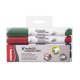 Set 4 Markere pentru Whiteboard Kores, Varf Rotund, 3 mm, 4 Culori, Markere Whiteboard, Markere pentru Tabla Magnetica, Markere Tabla Magnetica, Markere Nepermanente, Markere Colorate, Markere pentru Scris, Markere Kores