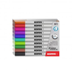 Set 10 Markere Slim pentru Whiteboard Kores, 10 Culori, Stergere Usoara, Markere Whiteboard, Markere pentru Tabla Magnetica, Markere Tabla Magnetica, Markere Nepermanente, Markere Colorate, Markere pentru Scris Set 10 Markere Slim pentru Whiteboard Kores, 10 Culori, Stergere Usoara, Markere Whiteboard, Markere pentru Tabla Magnetica, Markere Tabla Magnetica, Markere Nepermanente, Markere Colorate, Markere pentru Scris