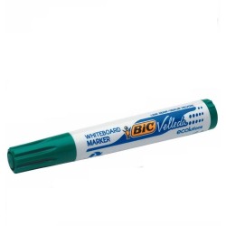 Marker Tabla Magnetica BIC Velleda, Varf Rotund de 2 mm, Culoare Verde, Marker Whiteboard, Markere Verzi Whiteboard, Markere cu Varf Rotund pentru Tabla Magnetica, Markere Varf Rotund Whiteboard, Markere Whiteboard cu Varf 2 mm