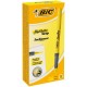 Set 12 Evidentiatoare BIC Brite Liner Grip, Galbene, Evidentiator BIC, Evidentiator Brite Liner Grip,Evidentiator BIC, Evidentiator Brite Liner, Markere BIC, Highlighter BIC, Texmarker BIC, Evidentiatoare BIC, Markere BIC, Markere Permanente