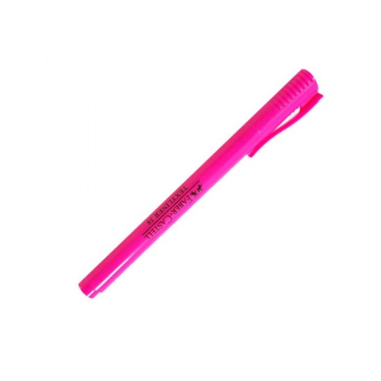 Textmarker Roz Faber-Castell 38, Varf Tesit 2 mm, Evidentiator, Marker Highlighter, Evidentiatoare, Markere, Markere Scoala, Textmarkere, Textmarkere Fluorescente, Marker Scoala, Faber-Castell Textmarkere, Textmarker Varf Tesit, Markere de Subliniat
