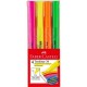 Set 4 Textmarkere Fluorescente Faber-Castell 38, Varf Tesit 2 mm, Marker Highlighter, Set Evidentiatoare, Set Markere, Markere Scoala, Textmarkere, Marker Scoala, Faber-Castell Textmarkere, Textmarker Varf Tesit, Markere de Subliniat