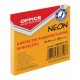 Notite Adezive OFFICE Products, 76x76 mm, 100 File, 70 g/m², Culoare Portocaliu Neon, Notes-uri, Post-it, Articole Hartie, Accesorii Birou