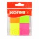 Notite Adezive Kores, 4 Culori, 50 File/Culoare, 40x50 mm, Bloc Notes, Sticky Notes, Post-it, Post-it-uri, Bloc de Hartie, Notite pentru Birou, Notite Adezive pentru Birou, Memo Adezive, Set Notite Adezive, Notite Adezive Colorate