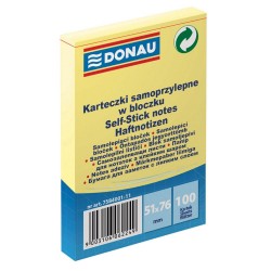 Set 12 Notite Adezive DONAU, 51x76 mm, 100 File/Set, 70 g/m², Culoare Galben Pal, Post-it, Sticky Notes, Bloc de Hartie, Memo Adeziv, Articole Hartie, Accesorii Birou Set 12 Notite Adezive DONAU, 51x76 mm, 100 File/Set, 70 g/m², Culoare Galben Pal, Post-it, Sticky Notes, Bloc de Hartie, Memo Adeziv, Articole Hartie, Accesorii Birou