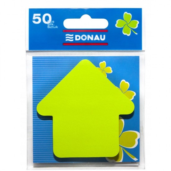 Notite Adezive DONAU in Forma de Sageata, 50 File/Set, 75 g/m², Culoare Verde, Post-it, Sticky Notes, Bloc de Hartie, Memo Adeziv, Articole Hartie, Accesorii Birou