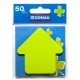 Notite Adezive DONAU in Forma de Sageata, 50 File/Set, 75 g/m², Culoare Verde, Post-it, Sticky Notes, Bloc de Hartie, Memo Adeziv, Articole Hartie, Accesorii Birou