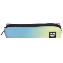 Penar Tip Borseta cu un Fermoar Milan 1129SN Sunset, Material Textil, Multicolor, Penar Scoala, Penare Neechipate, Penar Elev, Penare Elevi, Penare Studenti, Penar Studenti, Penar pentru Scoala, Penare pentru Scoala, Penar Milan, Penar Colorat