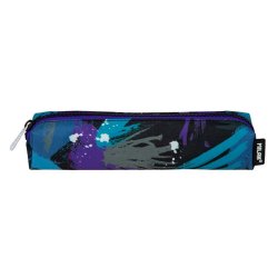 Penar Tip Borseta cu un Fermoar Milan 1129AGB, Material Textil, Multicolor, Penar Scoala, Penare Neechipate, Penar Elev, Penare Elevi, Penare Studenti, Penar Studenti, Penar pentru Scoala, Penare pentru Scoala, Penar Milan, Penar Albastru