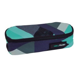 Penar Tip Borseta cu un Fermoar Milan 1130ET, Material Textil, Multicolor, Penar Scoala, Penare Neechipate, Penar Elev, Penare Elevi, Penare Studenti, Penar Studenti, Penar pentru Scoala, Penare pentru Scoala, Penar Milan, Penar Colorat