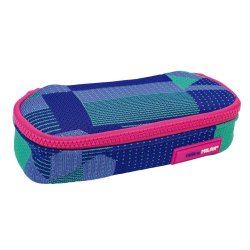 Penar Tip Borseta cu un Fermoar Milan 1130KNPL, Material Textil, Multicolor, Penar Scoala, Penare Neechipate, Penar Elev, Penare Elevi, Penare Studenti, Penar Studenti, Penar pentru Scoala, Penare pentru Scoala, Penar Milan, Penar Colorat