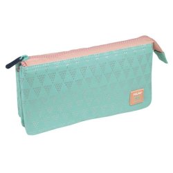 Penar Tip Borseta cu un Fermoar Milan 1133SL4GR, Material Textil, Multicolor, Penar Scoala, Penare Neechipate, Penar Elev, Penare Elevi, Penare Studenti, Penar Studenti, Penar pentru Scoala, Penare pentru Scoala, Penar Milan, Penar Colorat