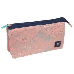 Penar Tip Borseta cu un Fermoar Milan 1133SL4P, Material Textil, Multicolor, Penar Scoala, Penare Neechipate, Penar Elev, Penare Elevi, Penare Studenti, Penar Studenti, Penar pentru Scoala, Penare pentru Scoala, Penar Milan, Penar Colorat