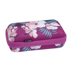 Penar Echipat Milan, 12 Piese, 21.5x13.5x6.5 cm, Model Floral, Multicolor, Poliester, Penare Echipate Milan, Penar cu Fermoar, Penare Echipate, Penar Echipat Milan, Penar din Poliester, Penar Poliester, Penar Multicolor, Penare Scolare