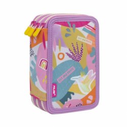 Penar Milan, Echipat, 3 Fermoare, Model Cut And Paste, Multicolor, Poliester, Penar Echipat, Penar cu Fermoare, Penare Echipate, Penar Echipat Milan, Penar din Poliester, Penar Poliester, Penar Multicolor, Penare Scolare, Penare pentru Scoala