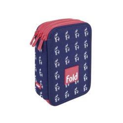 Penar Milan, Echipat, 3 Fermoare, Fold, Multicolor, Poliester, Penar Echipat, Penar cu Fermoare, Penare Echipate, Penar Echipat Milan, Penar din Poliester, Penar Poliester, Penar Multicolor, Penare Scolare, Penare pentru Scoala, Rechizite Scolare