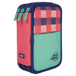 Penar Milan, Echipat, 3 Fermoare, Multicolor, Poliester, Penar Echipat, Penar cu Fermoare, Penare Echipate, Penar Echipat Milan, Penar din Poliester, Penar Poliester, Penar Multicolor, Penare Scolare, Penare pentru Scoala