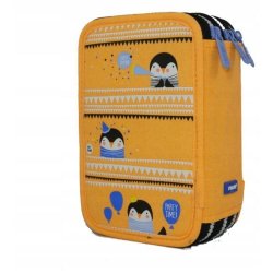 Penar Milan, Echipat, 3 Fermoare, Model Pinguin, Multicolor, Poliester, Penar Echipat, Penar cu Fermoare, Penare Echipate, Penar Echipat Milan, Penar din Poliester, Penar Poliester, Penar Multicolor, Penare Scolare, Penare pentru Scoala