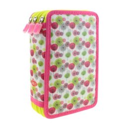 Penar Daco, Echipat, 3 Fermoare, Multicolor, Poliester, Penar Echipat, Penar cu Fermoare, Penare Echipate, Penar Echipat Daco, Penar din Poliester, Penar Poliester, Penar Multicolor, Penare Scolare, Penare pentru Scoala