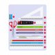 Penar Daco, Echipat, 3 Fermoare, Model U&Me, Multicolor, Poliester, Penar Echipat, Penar cu Fermoare, Penare Echipate, Penar Echipat Daco, Penar din Poliester, Penar Poliester, Penar Multicolor, Penare Scolare, Penare pentru Scoala