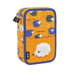 Penar Milan, Echipat, 3 Fermoare, Model Oaie, Multicolor, Poliester, Penar Echipat, Penar cu Fermoare, Penare Echipate, Penar Echipat Milan, Penar din Poliester, Penar Poliester, Penar Multicolor, Penare Scolare, Penare pentru Scoala