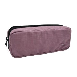 Penar Tip Borseta cu un Fermoar Daco PE617RZ, Material Textil, Roz, Penar Scoala, Penare Neechipate, Penar Elev, Penare Elevi, Penare Studenti, Penar Studenti, Penar pentru Scoala, Penare pentru Scoala, Penar Daco, Penar Roz, Penare Roz