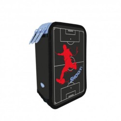 Penar Neechipat DACO, Model Fotbalist, 19.5x12.5x6.5 cm, Poliester, Negru/Rosu, Trei Fermoare cu Trei Compartimente, Penar Fermoar, Penare cu Fermoar, Penare Neechipate, Penare de Scoala, Penare Scolare, Penar Scolar, Rechizite Scolare Penar Neechipat DACO, Model Fotbalist, 19.5x12.5x6.5 cm, Poliester, Negru/Rosu, Trei Fermoare cu Trei Compartimente, Penar Fermoar, Penare cu Fermoar, Penare Neechipate, Penare de Scoala, Penare Scolare, Penar Scolar, Rechizite Scolare