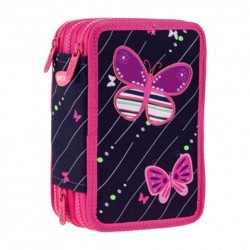 Penar Neechipat DACO, Model Fluture, 20x7x13 cm, Poliester, Negru/Roz, Trei Fermoare cu Trei Compartimente, Penar Fermoar, Penare cu Fermoar, Penare Neechipate, Penare de Scoala, Penare Scolare, Penar Scolar, Rechizite Scolare Penar Neechipat DACO, Model Fluture, 20x7x13 cm, Poliester, Negru/Roz, Trei Fermoare cu Trei Compartimente, Penar Fermoar, Penare cu Fermoar, Penare Neechipate, Penare de Scoala, Penare Scolare, Penar Scolar, Rechizite Scolare