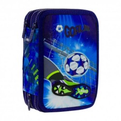 Penar Neechipat DACO, Model Fotbal, 20x7x13 cm, Poliester, Albastru, Trei Fermoare cu Trei Compartimente, Penar Fermoar, Penare cu Fermoar, Penare Neechipate, Penare de Scoala, Penare Scolare, Penar Scolar, Rechizite Scolare Penar Neechipat DACO, Model Fotbal, 20x7x13 cm, Poliester, Albastru, Trei Fermoare cu Trei Compartimente, Penar Fermoar, Penare cu Fermoar, Penare Neechipate, Penare de Scoala, Penare Scolare, Penar Scolar, Rechizite Scolare