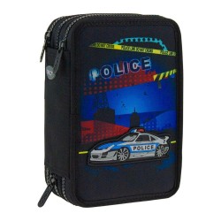 Penar Neechipat Daco, Model Masina Politie, 20x13x7 cm, Trei Fermoare cu Trei Compartimente, Poliester, Negru/Albastru, Penare Scoala, Penare Scolare, Rechizite Scolare, Penar Scolari, Penare cu Fermoar, Penar Neechipat Penar Neechipat Daco, Model Masina Politie, 20x13x7 cm, Trei Fermoare cu Trei Compartimente, Poliester, Negru/Albastru, Penare Scoala, Penare Scolare, Rechizite Scolare, Penar Scolari, Penare cu Fermoar, Penar Neechipat