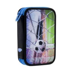 Penar Daco, Neechipat cu 2 Fermoare, Poliester, Multicolor, Penare pentru Scoala, Penar cu Doua Compartimente, Penar cu Fermoar, Penar din Poliester, Penare pentru Scolari, Penar Neechipat, Penare Neechipate, Rechizite Scolare