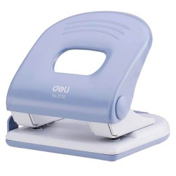 Perforator Deli, Capacitate 40 Coli, Plastic/Metal, Albastru, Perforator pentru Hartie, Perforator de Hartie, Perforatoare Hartie, Perforatoare Birou, Perforatoare de Hartie, Perforatoare 40 Coli, Perforatoare Scoala, Perforatoare Deli, Perforator Scoala