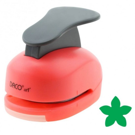 Perforator DACO Hobby, Model Floare, Plastic/Metal, Perforare 3.8 cm, Multicolor, Perforatoare Lucru Manual, Perforator Floare, Perforatoare Activitati Creative, Perforator pentru Felicitari si Invitatii, Perforatoare cu Model