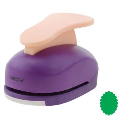 Perforator DACO Hobby, Model Eticheta Ondulata, Plastic/Metal, Perforare 7.6 cm, Multicolor, Perforator Lucru Manual, Perforator Model Eticheta Ondulata, Perforator Activitati Creative, Perforator pentru Felicitari si Invitatii, Perforatoare cu Model