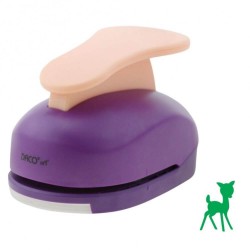 Perforator DACO Hobby, Model Caprioara, Plastic/Metal, Perforare 7.6 cm, Multicolor, Perforator Lucru Manual, Perforator Model Caprioara, Perforator Activitati Creative, Perforator pentru Felicitari si Invitatii, Perforatoare cu Model