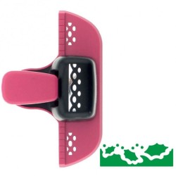 Perforator Bordura DACO Hobby, Model 4, Plastic/Metal, Perforare 4.6x1.1 cm, Roz/Negru, Perforator Lucru Manual, Perforator Bordura, Perforator Activitati Creative, Perforator pentru Felicitari si Invitatii, Perforator Bordura cu Model