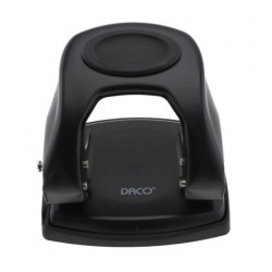 Perforator DACO 30 Coli, Negru, Perforator de Hartie, Perforatoare Manuale pentru Birou, Perforatoare pentru Hartie, Perforator Hartie cu Doua Perforatii, Perforator cu Doua Gauri, Perforatoare de Birou cu Doua Perforatii