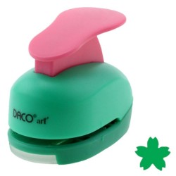 Perforator DACO Hobby, Model Floare, Plastic/Metal, Diametru 2.5 cm, Multicolor, Perforatoare Lucru Manual, Perforatoare Activitati Creative, Perforatoare pentru Felicitari si Invitatii, Perforatoare Hartie, Perforator pentru Decoratiuni, Accesorii Craft