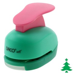 Perforator DACO Hobby, Model Brad, Plastic/Metal, Diametru 2.5 cm, Multicolor, Perforatoare Lucru Manual, Perforatoare Activitati Creative, Perforatoare pentru Felicitari si Invitatii, Perforatoare Hartie, Perforator pentru Decoratiuni, Accesorii Craft