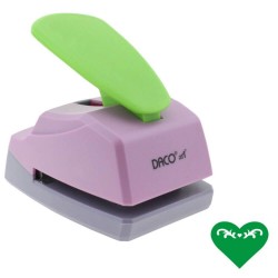 Perforator DACO Hobby Complex, Perforare 4.3x3 cm, Model Inima, Multicolor, Perforatoare Lucru Manual, Perforatoare Activitati Creative, Perforatoare pentru Felicitari si Invitatii, Perforatoare cu Modele pentru Hartie, Perforator pentru Decoratiuni
