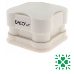 Perforator DACO Hobby Magnetic, Perforare 3.7 cm, Model Patrat, Crem, Perforatoare Lucru Manual, Perforatoare Activitati Creative, Perforatoare pentru Felicitari si Invitatii, Perforatoare cu Modele pentru Hartie, Perforator pentru Decoratiuni