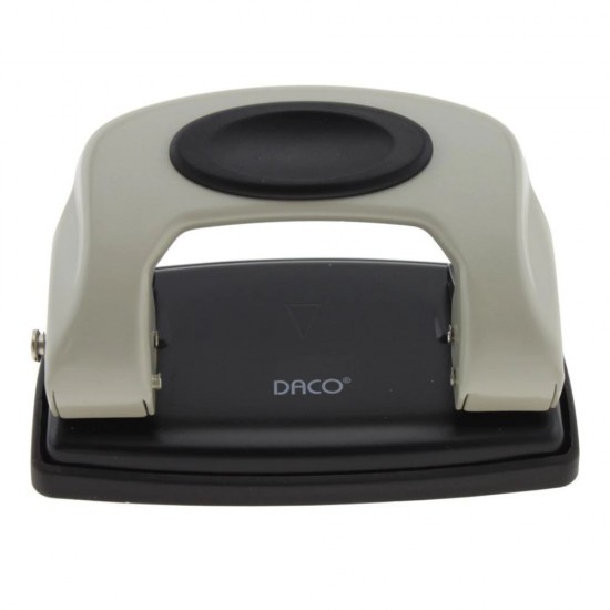 Perforator Metalic DACO 10 Coli, Gri, Perforator de Hartie, Perforatoare Manuale pentru Birou, Perforatoare pentru Hartie, Perforator Hartie cu Doua Perforatii, Perforator cu Doua Gauri, Perforatoare de Birou cu Doua Perforatii