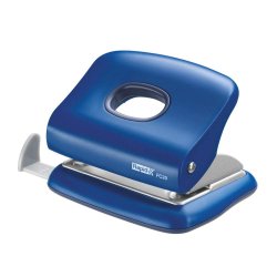 Perforator Rapid FC20, Capacitate 20 Coli, Plastic/Metal, Albastru, Perforator pentru Hartie, Perforator de Hartie, Perforatoare Hartie, Perforatoare Birou, Perforatoare de Hartie, Perforatoare 20 Coli, Perforatoare Scoala, Perforatoare Rapid