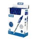 Pix MILAN, Mina Albastra, 25 Buc/Set, Grosime Varf 1 mm, Mecanism si Corp din Plastic Transparent, Pixuri Milan, Pix Albastru, Pix cu Pasta Albastra, Pix Scolar, Pix pentru Scolari, Rechizite Scolare, Pix Office, Set Pixuri, Set de Pixuri Albastre