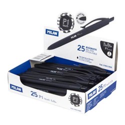 Pix MILAN Rubber Touch, Mina Neagra, 25 Buc/Set, Varf 1 mm, Mecanism si Corp din Plastic Cauciucat de Culoare Neagra, Pixuri Milan, Pix Negru, Pix cu Pasta Neagra, Pix Scolar, Pix pentru Scolari, Rechizite Scolare, Pix Office, Set Pixuri Pix MILAN Rubber Touch, Mina Neagra, 25 Buc/Set, Varf 1 mm, Mecanism si Corp din Plastic Cauciucat de Culoare Neagra, Pixuri Milan, Pix Negru, Pix cu Pasta Neagra, Pix Scolar, Pix pentru Scolari, Rechizite Scolare, Pix Office, Set Pixuri