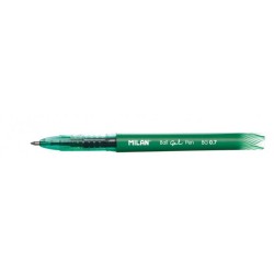 Pix cu Gel MILAN Ball, Varf 0.7 mm, Plastic, Culoare Mina Verde, Mina Inlocuibila, Pixuri cu Gel, Pix cu Gel Verde, Pixuri Gel Verde, Pix cu Mina Inlocuibila, Pixuri Verzi cu Gel, Pix Scolar, Pix pentru Scolari, Rechizite Scolare, Pix Office