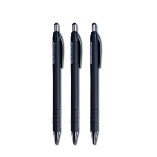 Pix AIHAO, 24 Buc/Set, Varf 0.7 mm, Scriere Neagra, Retractabil, Corp Plastic Negru, Pixuri AIHAO 567, Pixuri Scoala, Pixuri Negre, Pix Negru, Set Pixuri, Set Pixuri Negre, Set Pixuri Scoala, Pixuri cu Mecanism, Pixuri Colorate