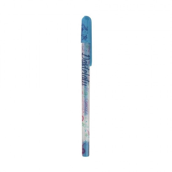 Pix cu Gel DACO Pastelatu, Corp din Plastic, Mina Albastra, Pixuri cu Gel, Pix Gel Albastru, Pixuri Scolari, Pixuri Scoala, Pixuri Scolare, Pix pentru Scoala, Pix Plastic, Pixuri Copii, Pixuri cu Gel Albastru, Pix Pastelat, Pix cu Gel Pastel